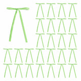 Meseey 30 Pcs Emerald Green Velvet Christmas Bows 5 x 7 Inch Rustic Vintage Wedding Velvet Ribbon Gift Bows for Tree Wreath Garl