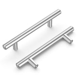 Hickory Hardware Bar Pulls Collection Pull 3-3/4 Inch (96mm) Center to Center Chrome Finish (10 Pack)