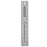 Peachtree Woodworking Supply Stainless Steel Center Finding Ruler. Ideal for Woodworking, Metal Work, Construction and Around Th