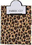 Fat Quarter 100% Cotton for Sewing Crafts - 18 x 21 Inches (Cheetah Print)