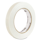 Universal UNV30018 3 in. Core 18 mm. x 54.8 m. #120 Utility Grade Filament Tape Clear (1Roll)