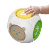 Bilingual Baby Toys Musical Learning Cube Educational Learning Toy for 1 Year Old, Toddler Activity Cube with Music & Lights for