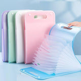 OSDUE A4 Paper File Folder with 13 Layers | Expandable Accordion Document Organizer | Vertical Office File Storage Bag for Schoo