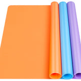LEOBRO Silicone Mats, 3 PCS 15.7 x 11.7Silicone Mats for Crafts, Resin Molds, Play Dough Mat for Resin, Clay, Craft Suppli