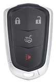 Replacement Key Fob Cover Case fit for 2015-2019 Cadillac Escalade CTS SRX XT5 ATS STS CT6 Keyless Entry Smart Key Fob Shell (4