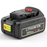 20V Lithium Ion Battery Replacement for Dewalt 20V Max 6.0Ah Compatible with Dewalt Batteries DCB205 DCB206 DCB207 DCB204 DCB201