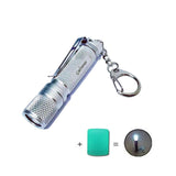 Nitefox Mini Keychain Flashlight AAA Small Bright Pocket Light 150 Lumens 3 Modes Multipurpose Hatlight Camplight Tablelight for