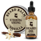 Striking Viking Beard Oil and Balm - Leave in Beard Conditioner - Tames, Styles, Softens, and Moisturizes Beards and Mustache -