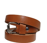 Dream Beauty Fashion WomenS Vegan Leather Belt (Tan)