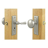Deltana SDLS480U15 Solid Brass Storm Door Latch with Rectangular Rose