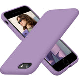 Cordking Designed for iPhone SE Case 2022/2020, Designed for iPhone 7 8 Case, Silicone Slim Shockproof Phone Case with [Soft Mic
