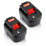VANTTECH 2Packs 4.8Ah Ni-MH HPB12 Replacement for Black and Decker 12V Battery HPB12 FS120B FSB12 FS120BX A12 A12-XJ Compatible