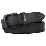 Flyer MenS Leather Belt (Formal/Casual) (Colour Black) (Size 40) Buckle Adjustable Size Genuine Original Leather (Bl3763)