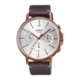 Casio Enticer Analog White Dial Men'S Watch -Mtp-E321Rl-5Avdf(A1850)