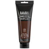 Liquitex BASICS Acrylic Paint, 250ml (8.5oz) Tube, Burnt Umber