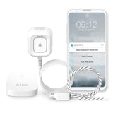 D-Link Next-Gen WiFi Water Leak Detector Starter Kit with 2 sensors-Loud 100 dB Sound Alarm-App Alert-LED Strobe Light-No Hub Re