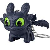 keshal 3D Dragon Keychain Toy with LED Glowing Eyes & Moving Wings Mini Black Fantasy Dragon Figure Charm for Backpack, Car Ke