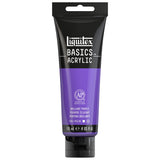 Liquitex BASICS Acrylic Paint, 118ml (4oz) Tube, Brilliant Purple