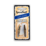 Speedball Lettering & Drawing Pen Nibs, LeftHanded Design, Flat Stainless Steel Tip, LC1 & LC2, Pack of 2 (031052)