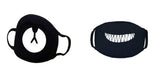 VRITRAZ Glow in the dark luminous Cotton Anti Dust, Pollution Face Mouth Mask for Man Woman Bear HappyTeeth