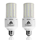 ZP 2-Pack Led Light Bulb 400W Equivalent 6250 Lumen 5000k Cool Daylight White E26/E27 Medium Base 50W Led Corn Light for Outdoor