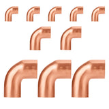 10-Pack EFIELD 3/4 FTG x Copper Short Radius 90 Street Elbow Copper Fittings (3/4x3/4)