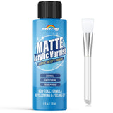 Matte Varnish for Acrylic Painting, Artist's Acrylic Varnish, Non-Yellowing, Non-Toxic, Anti-Crazing, Satin & Matte Finish, for