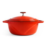 Lodge USA Enamel Dutch Oven, 6 qt., Red