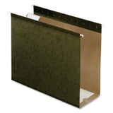Pendaflex Extra Capacity Reinforced Hanging Folders, 4, Letter Size, Standard green, 1/5 Cut, 25/BX (4152x4)