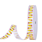 YAMA Back to School Ribbon for Crafts 5/8 Inch, Teacher Ribbon School Theme Pencil Apple ABC Ribbons for Gift Wrapping Crafts Ha