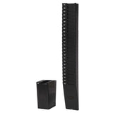 Lathem Expanding Time Card Rack for 9 Cards, 25 Pockets, Black Plastic, Mounting Hardware (259EX)