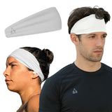 Temple Tape Headbands for Men and Women - Mens Sweatband & Sports Headband Moisture Wicking Workout Sweatbands for Running, Cros