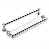 khtumeware 2 Pack 10 inch(256mm) Hole Center Vibrant Polished Chrome Cabinet Pulls Solid Heavy-Duty Kitchen Cabinet Hardware for