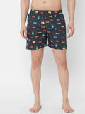 Anni Designer Men'S Cotton Printed Boxer Shorts (Pack Of 4) (Anl-Bxr-Pack-4-An-026_Xxl_Multi_ Xx-Large) Multicolour,Multicolour,2XL,Cotton,Boxers,