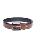 Sazara Casual Black Leather MenS Belt Classic Pin Buckle Formal Genuine Leather Belt For Men 2C (40, Brown)