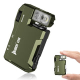 WUBEN G5 Rechargeable EDC Flashlight, Powerful RGB Flashights, 400 Lumens Portable Flat Mini Flashlights, IP68 Waterproof Multi-