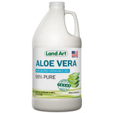 Land Art Pure Aloe Vera Drinkable Gel Unflavored - Cold-Processed Inner Filet - from Organic Fresh Leaves from Texas - for Heart