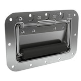 TCH Hardware Medium Steel Recessed Handle with Deep Recess | Silver