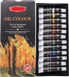 Levin Oil Color Box 12Ml Tubes, 12 Shades Multicolor