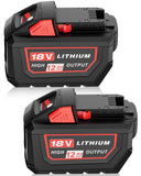 HOCHSTERN 18V 12.0Ah Replacement for Milwaukee M-18 Battery High Output Compatible with Milwaukee 18 Volt Batteries 48-11-1862 4