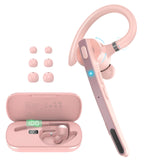 Thunelec Bluetooth Headset Wireless Bluetooth 5.3 Earpiece, 90Hrs Hands Free Headset with APTX HD Audio & Mute Button, Dual Nois