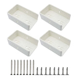 Aiwaiufu 2 x 3.5 Vinyl Fence Brackets
