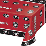 Trendware University of Georgia Plastic Tablecloths, 3 ct