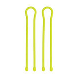 Nite Ize Gt18-33-2R3 Original Gear, Reusable Rubber, 18 Inch, 2-Pack, Neon Yellow, Made In The Usa Twist Tie, 2 Count (Pack Of 1