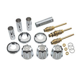 DANCO Bathtub and Shower 3-Handle Remodel/Rebuild Trim Kit for Gerber Faucets | Knob Handle | 11B-1H, 11B-1C, 11B-4D | Chrome (3