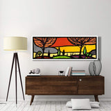 L'Autunno Sulle Colline-Paper Art-74,,X26,,