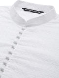 See Designs Mens Kurta | Specially Crafted And Designed For The Eid Festival White Cotton Embroidered Kurta With Pajama Set Mandarin Collar Long Sleeves Chikankari Kurta | Sdkt109301M
