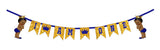 WoW Party Studio Happy Birthday Party Decorations Royal Prince Crown Theme I am One Bunting Flag Banner
