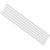 uxcell Acrylic Round Rod,2mm Diameter 8 inch Length,Clear,Solid Plastic PMMA Bar Stick Acrylic Dowel Rods for DIY Crafts Lightin