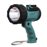 YIERBLUE Rechargeable Spotlight with Super Bright High Lumen LED, IP67 Waterproof Handheld Flashlight Searchlight with Detachabl